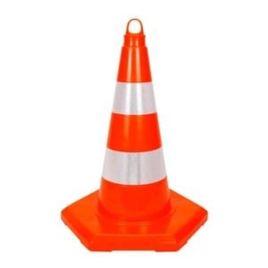 Tpe Trafik Konisi 52 Cm Çift Reflektifli Trafik Dubası  (ADL12316)