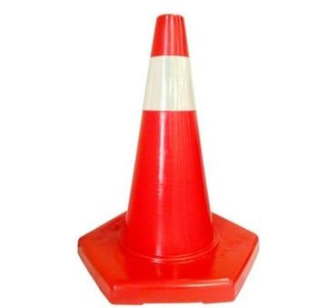 Pvc Trafik Konisi 50 Cm Tek Reflektifli Trafik Dubası  (ADL12318)