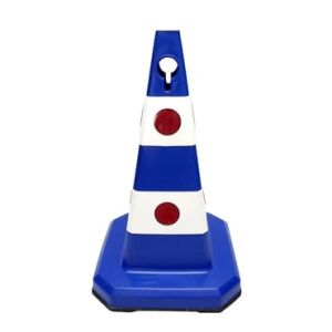 Ultra Kedi Gözlü Koni Mavi Ağırlıklı 60 cm Trafik Dubası  (ADL12352TKA)