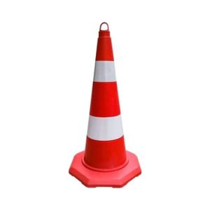 TPE Trafik Konisi 70 cm Çift Reflektifli Trafik Dubası  (ADL12376TKR2)