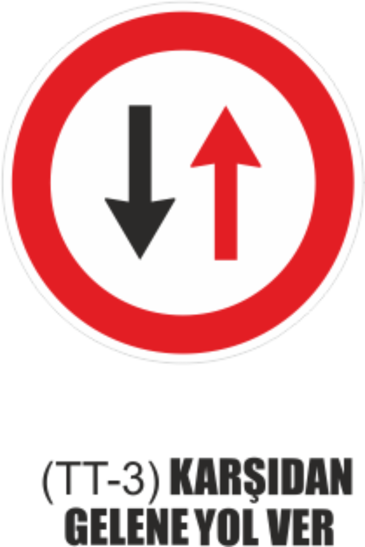 Karşıdan Gelene Yol Ver Tabelası - Uyarı Levhaları