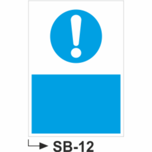 Mavi Ünlem Uyarı Levhaları- Uyarı Levhaları