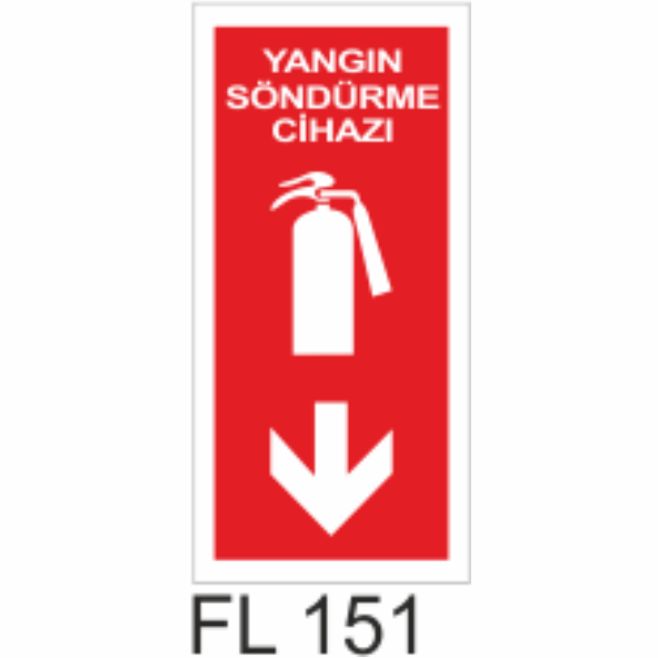 Yangın Söndürme Cihazı - Uyarı Levhaları