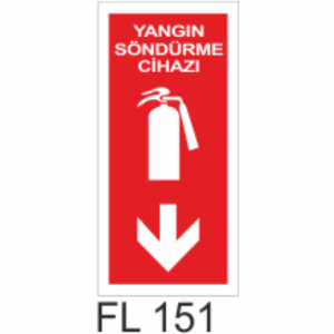 Yangın Söndürme Cihazı - Uyarı Levhaları