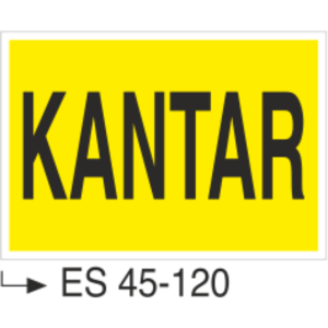 Kantar-Uyarı Levhası