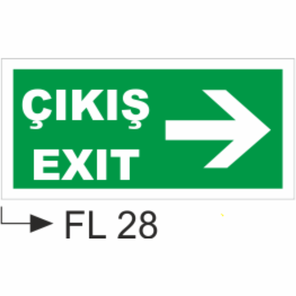 Çıkış/Exit - Uyarı Levhaları