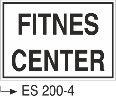 Fıtnes Center- Uyarı Levhası
