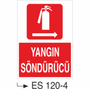 Yangın Söndürücü- Uyarı Levhası