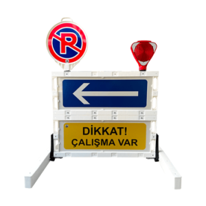 ubalı Uyarı Levhalı Bariyer 91 Cm X 100 Cm  (ADL12501)