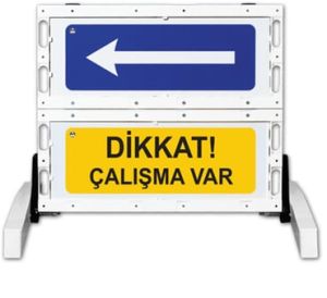 ubalı Uyarı Levhalı Bariyer 91 Cm X 100 Cm  (ADL12501)