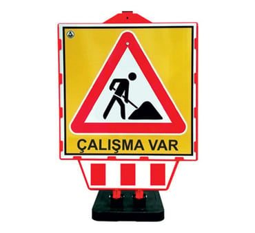 Dubalı Uyarı Levhalı Bariyer 90Cmx60 Cm  (ADL12417)