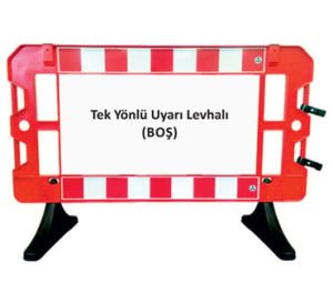 Güvenlik Bariyeri 100 Cm X 150 Cm X 50 Cm Baskı Alanlı  (12512 ADL)