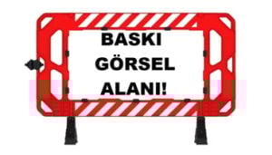 Güvenlik Bariyeri Baskılı 100 Cm X 150 Cm X 50 Cm ( Panel Bariyer)  (ADL80151)