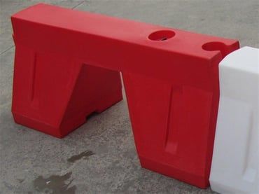 Yol Bariyeri Kırmızı 120 x 50 x 50 cm  (ADL120X50X50 KRMZ)