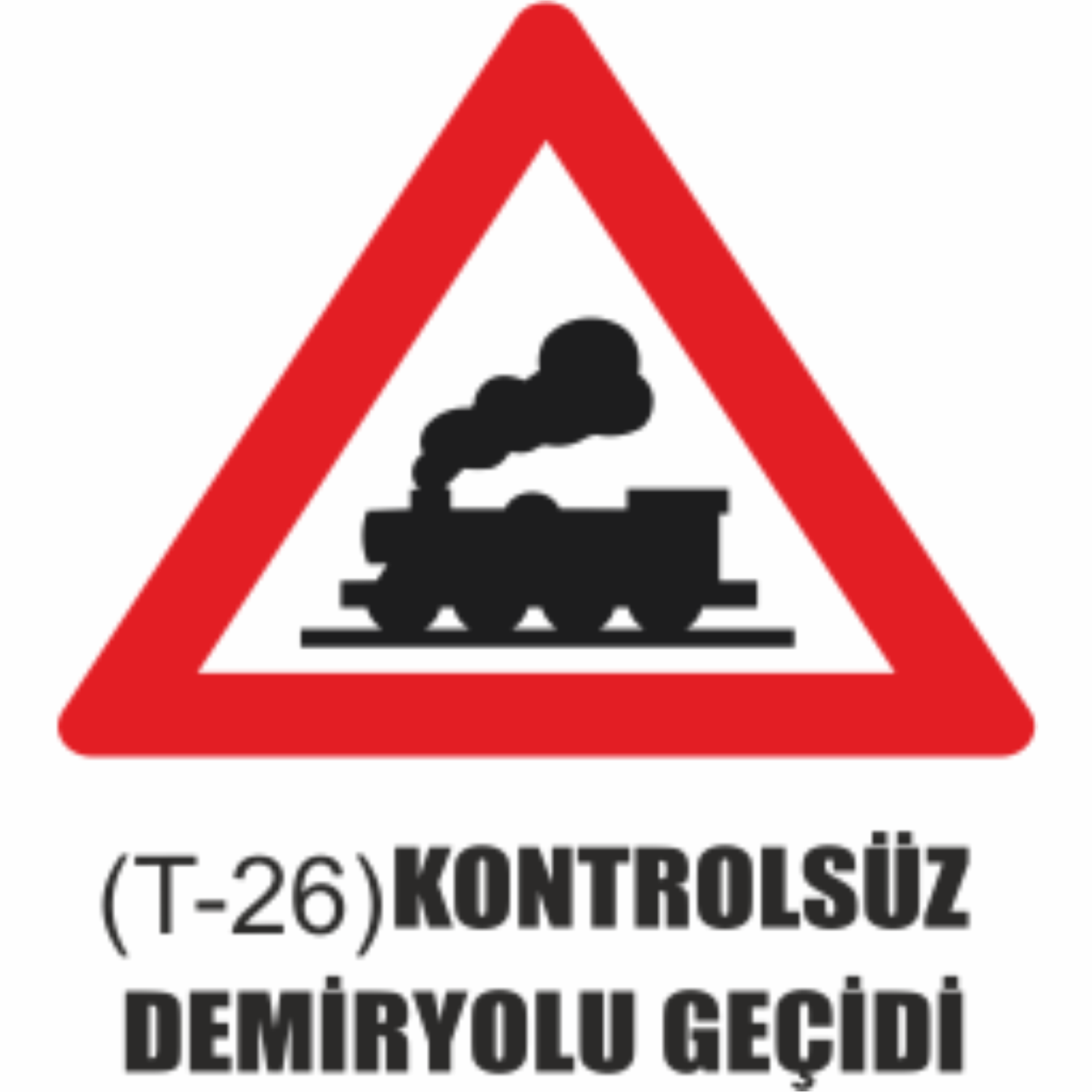 Kontrolsüz Demiryolu Geçidi Tabelası - Uyarı Levhaları