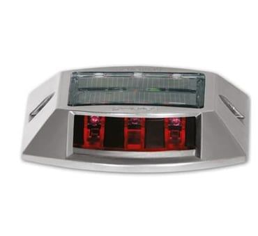 Kırmızı Solar Yol Butonu 3X3 Ledli  (ADL11920)