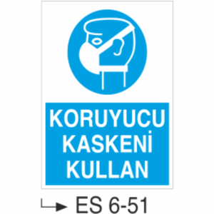 Koruyucu Maske Kullan - Uyarı  Levhası