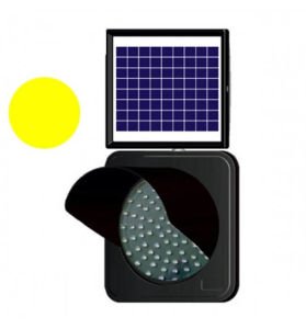 Solar Led’li Flaşör Lamba 300 mm Siperlikli (ADL11851)