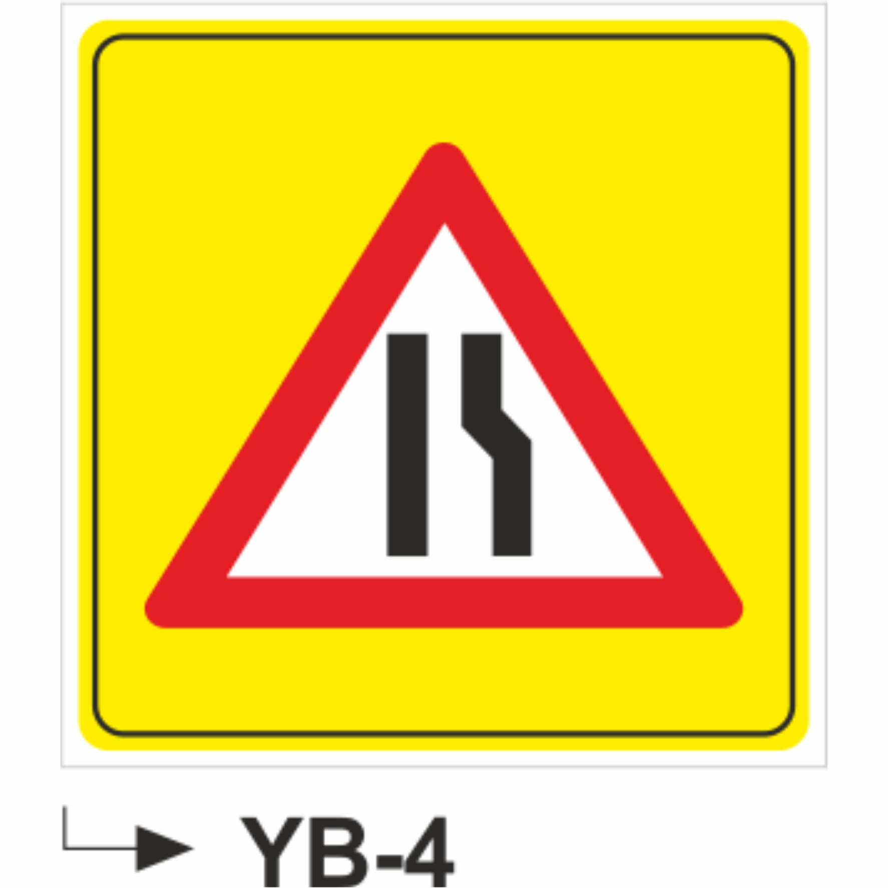 YB-4 Uyarı Levhası